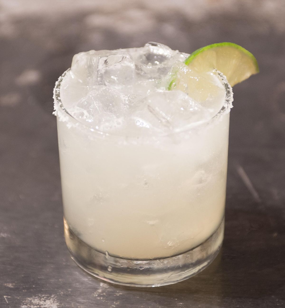 The Classic Margarita as made by Ben Poffenroth of Durkin’s Liquor Bar. (Jesse Tinsley / The Spokesman-Review)