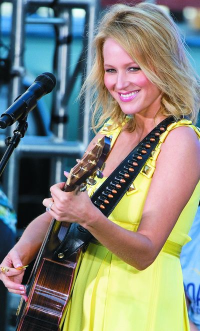 Three-time Grammy nominee Jewel, whose first country album was released in 2008, performs tonight at the Knitting Factory.  (Associated Press)