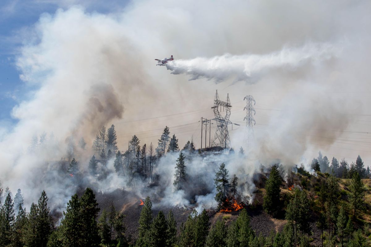 Coulee Hite Road Fire July 4, 2017 The SpokesmanReview