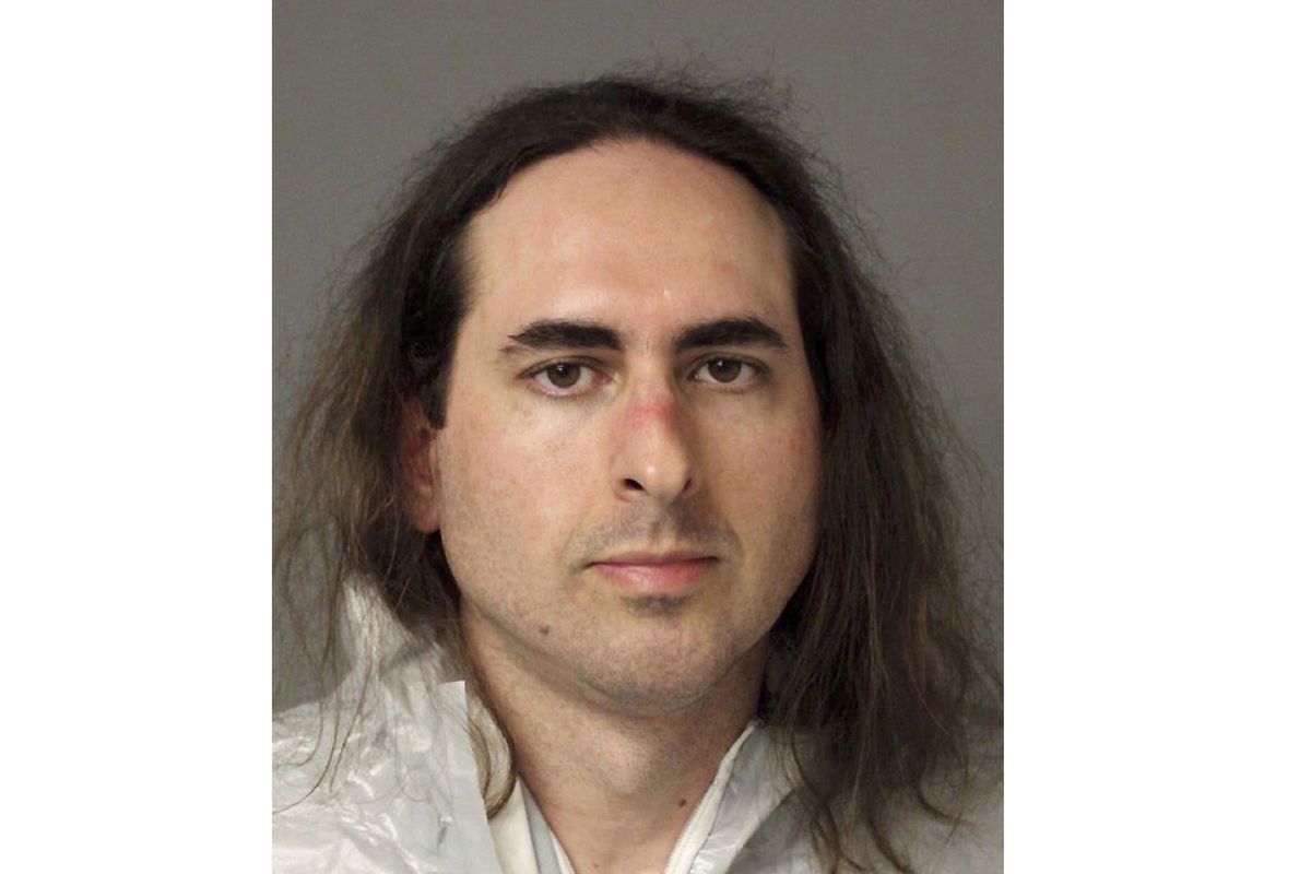 FILE - This June 28, 2018, file photo provided by the Anne Arundel Police shows Jarrod Ramos in Annapolis, Md. Ramos, who killed five people at a Maryland newspaper more than three years earlier, is scheduled to be sentenced on Tuesday, Sept. 28, 2021, for one of the deadliest attacks on journalists in U.S. history. (HOGP)