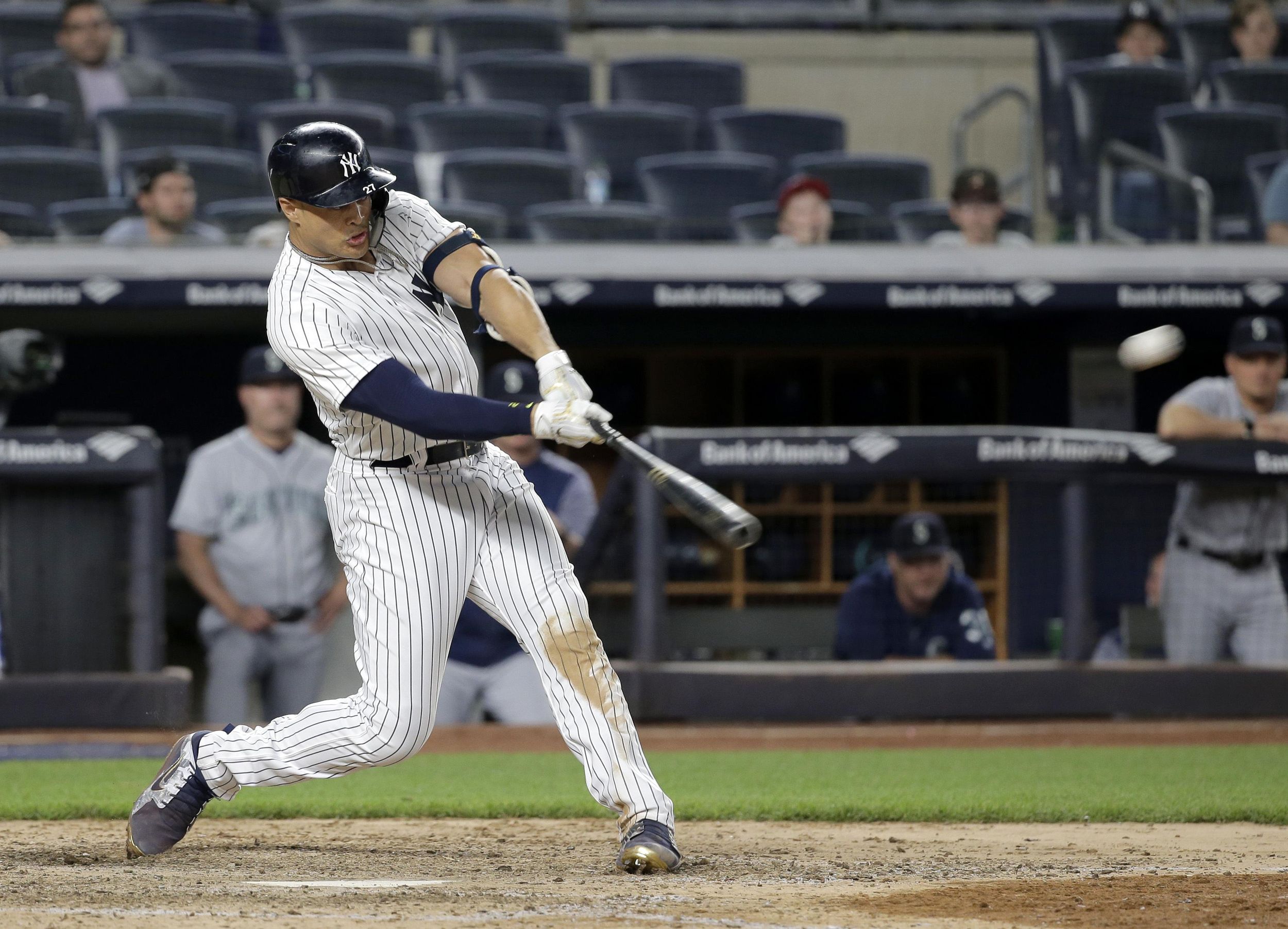 Giancarlo Stanton on Walk-Off HR vs. Mariners: 'That's What You