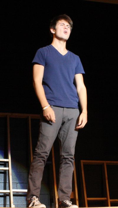Grayson Miller plays Ren McCormack in Mead High School’s performance of “Footloose.” 
