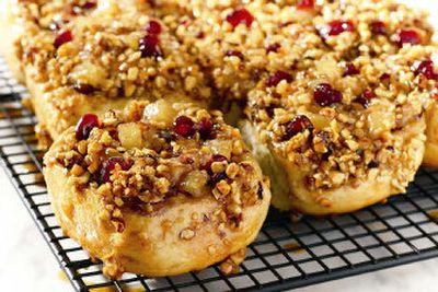 
Try this recipe for these Cranberry Glazed Cinnamon Rolls. They will make your morning memorable. 
 (Family Features / The Spokesman-Review)