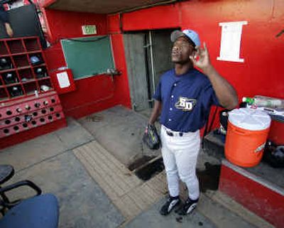 Rickey Henderson in San Diego.