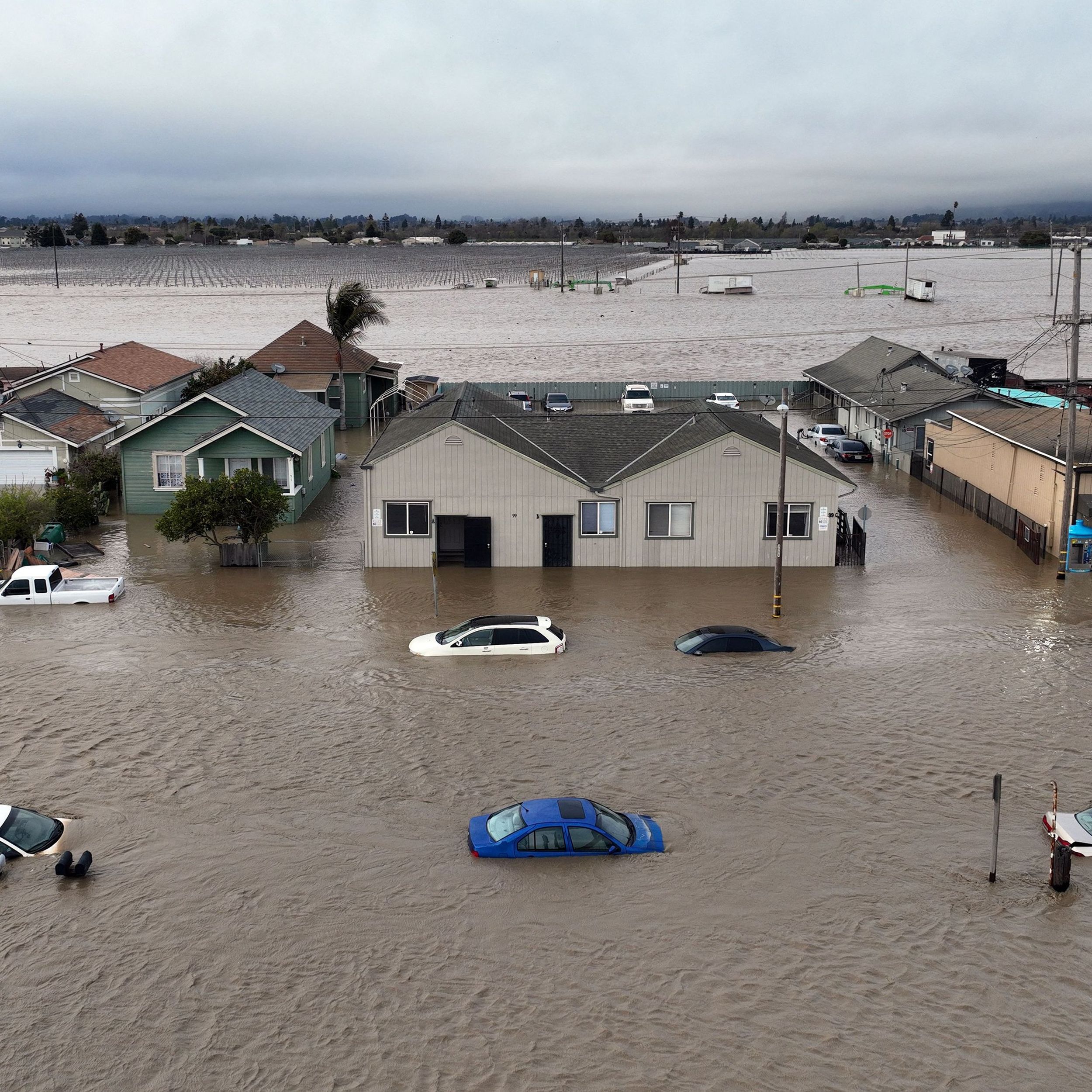 Another atmospheric river storm to hit soaked California, raising fears of  more floods