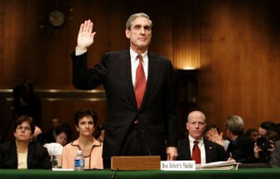 
FBI Director Robert Mueller  testified before the Senate Judiciary Committee on Tuesday, asking officials not to strip the bureau of its ability to gather evidence through national security letters. 
 (Associated Press / The Spokesman-Review)