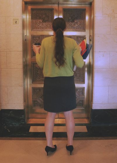 Spokane Civic Theatre’s “POTUS” is playing through March 8.  (Courtesy of Ryan Wasson)