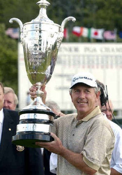 
Hale Irwin wins the Senior PGA Championship at Valhalla Golf Club in Louisville, Ky. Hale Irwin wins the Senior PGA Championship at Valhalla Golf Club in Louisville, Ky. 
 (Assciated PressAssciated Press / The Spokesman-Review)