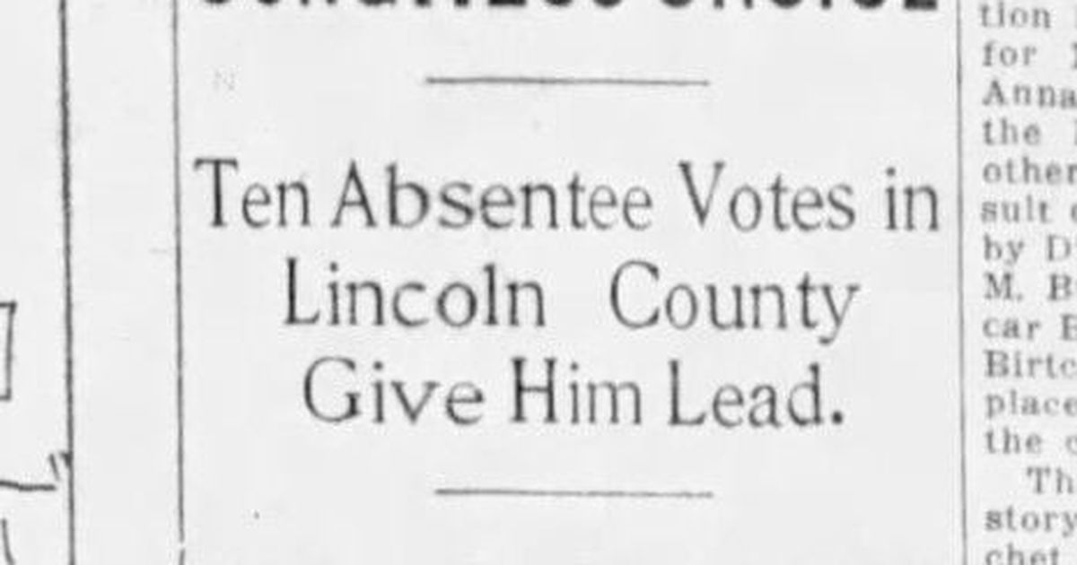 100 years ago in Spokane A close Congressional race led to a political