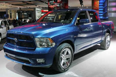 
The Dodge Ram is displayed at the 2008 North American International Auto Show on Monday in Detroit.  Associated Press
 (Associated Press / The Spokesman-Review)