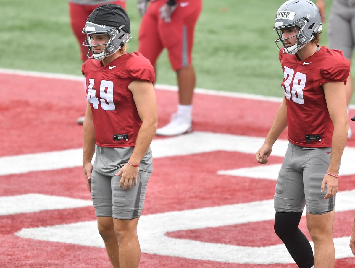 Washington State football's first fall practice in pads Aug. 9, 2022