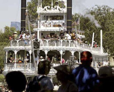 
The Mark Twain River Boat remains among the most popular attractions at Disneyland.
 (Associated Press / The Spokesman-Review)
