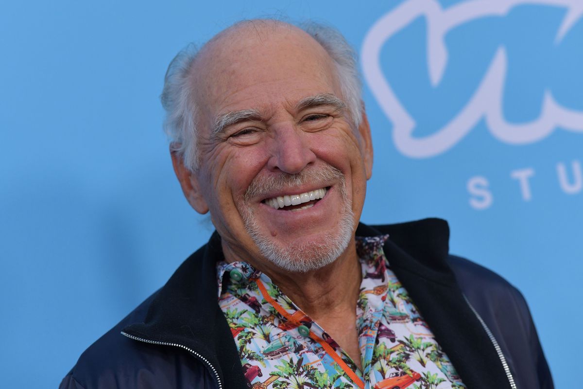 Jimmy Buffett arrives for the Los Angeles premiere of "The Beach Bum" at the Arclight cinemas on March 28, 2019, in Los Angeles.   (CHRIS DELMAS/AFP/Getty Images North America/TNS)