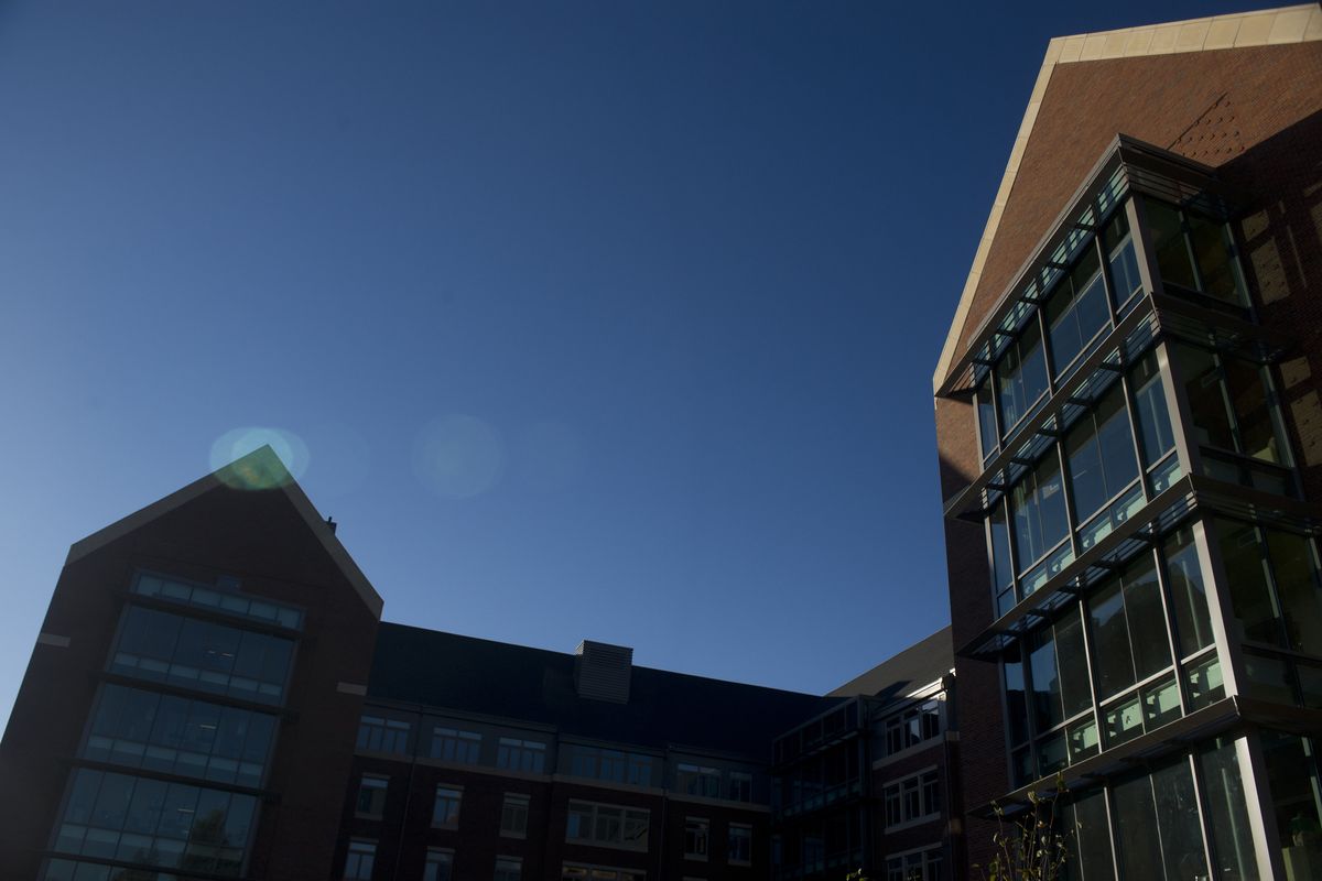 The 104,000-square-foot Snyamncut Hall at EWU has five floors and 354 beds.