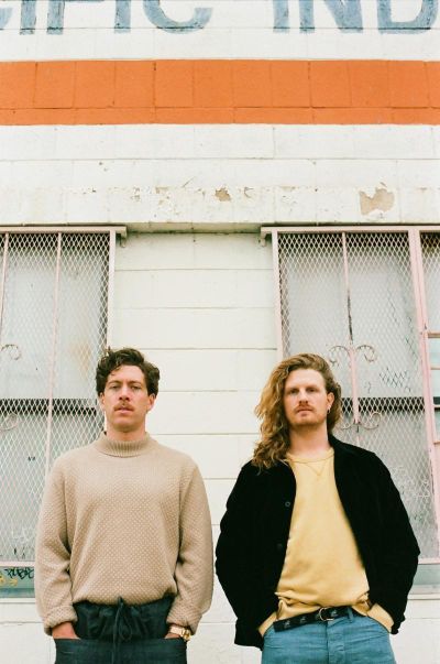 Frenship, the duo of James Sunderland (right) and U-Hi grad Brett Hite, has announced its debut album “Vacation” will be released May 17. (Pooneh Ghana)