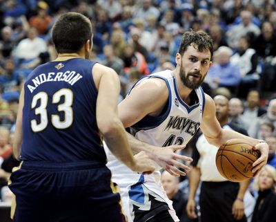 Kevin Love led T-wolves to a 126-95 win over the 76ers.