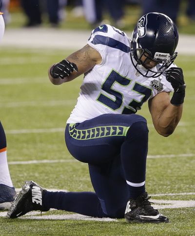Malcolm Smith, a seventh-round draft choice, is the third linebacker to be selected Super Bowl MVP. (Associated Press)