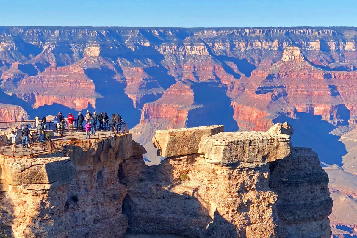 The light is better from the South Rim of the Grand Canyon in fall and winter.   (Leslie Kelly)