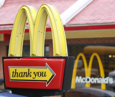 McDonald’s on Tuesday said a key sales figure declined 3.3 percent in the U.S., marking the fourth straight quarter of declines for the hamburger chain. (Associated Press)