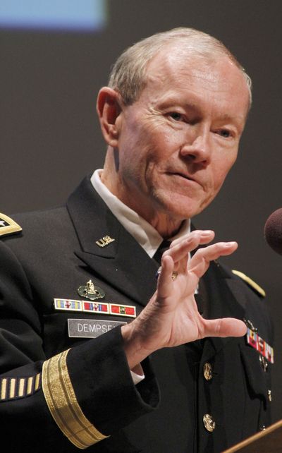 Joint Chiefs Chairman Gen. Martin Dempsey, shown last month, will travel to Egypt later this week. (Associated Press)