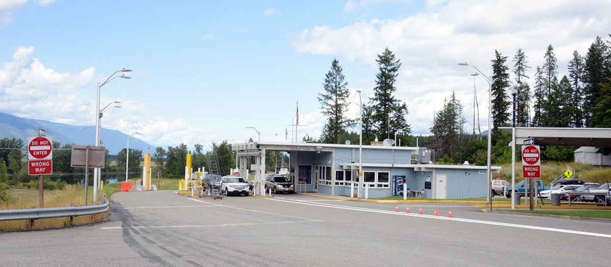 Porthill land port of entry between Idaho and British Columbia.  (U.S. General Services Administration)