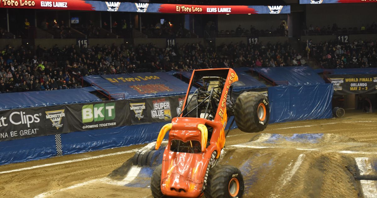 Big, fast and loud trucks return with Monster Jam at Spokane Arena