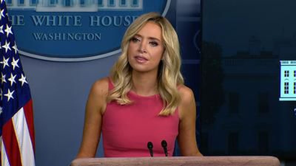 White House press secretary Kayleigh McEnany said Monday Trump is "appalled" by the move to defund police departments and says the White House has "no regrets" about the aggressive treatment of protesters in Lafayette Square last week. 