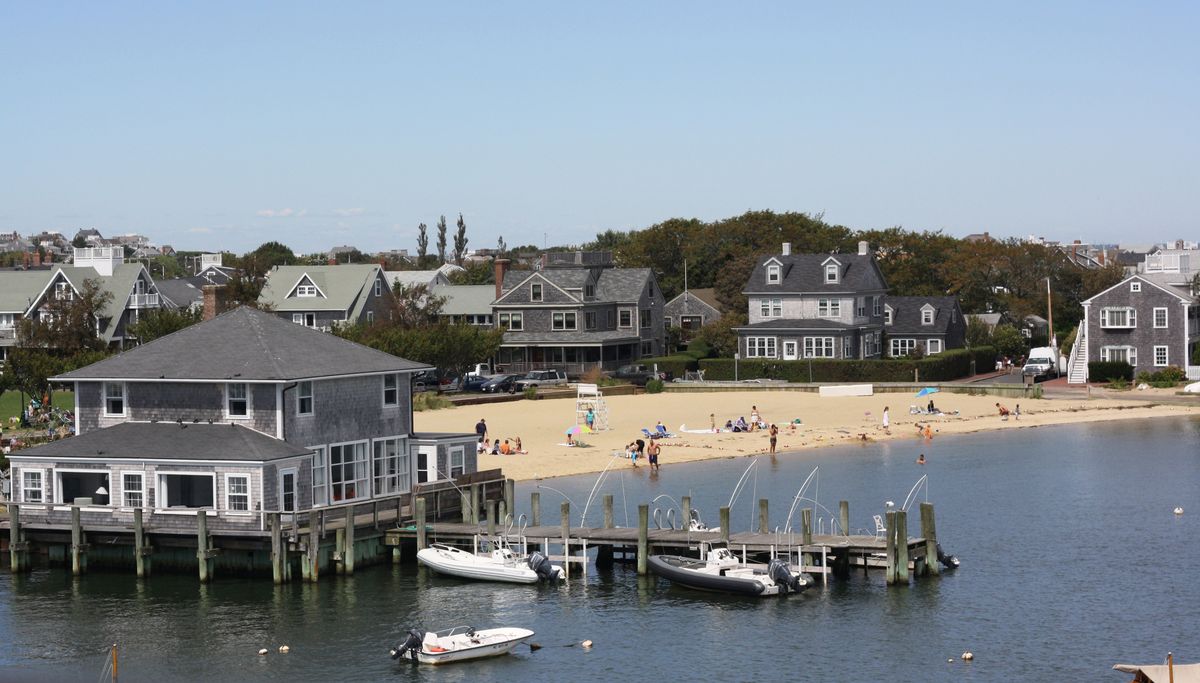 Wellfleet Harbor sits at the tail end of Cape Cod in Massachusetts.