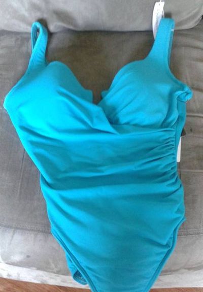 The Miraclesuit that did not arrive miraculously in time for Hawaii. (Cindy Hval/Facebook)