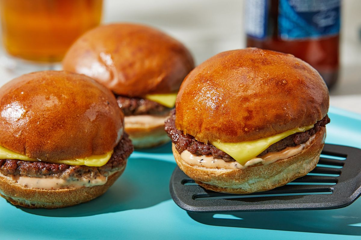 Vegan pub sliders are a must have for vegan diets.  (Tom McCorkle/For The Washington Post)