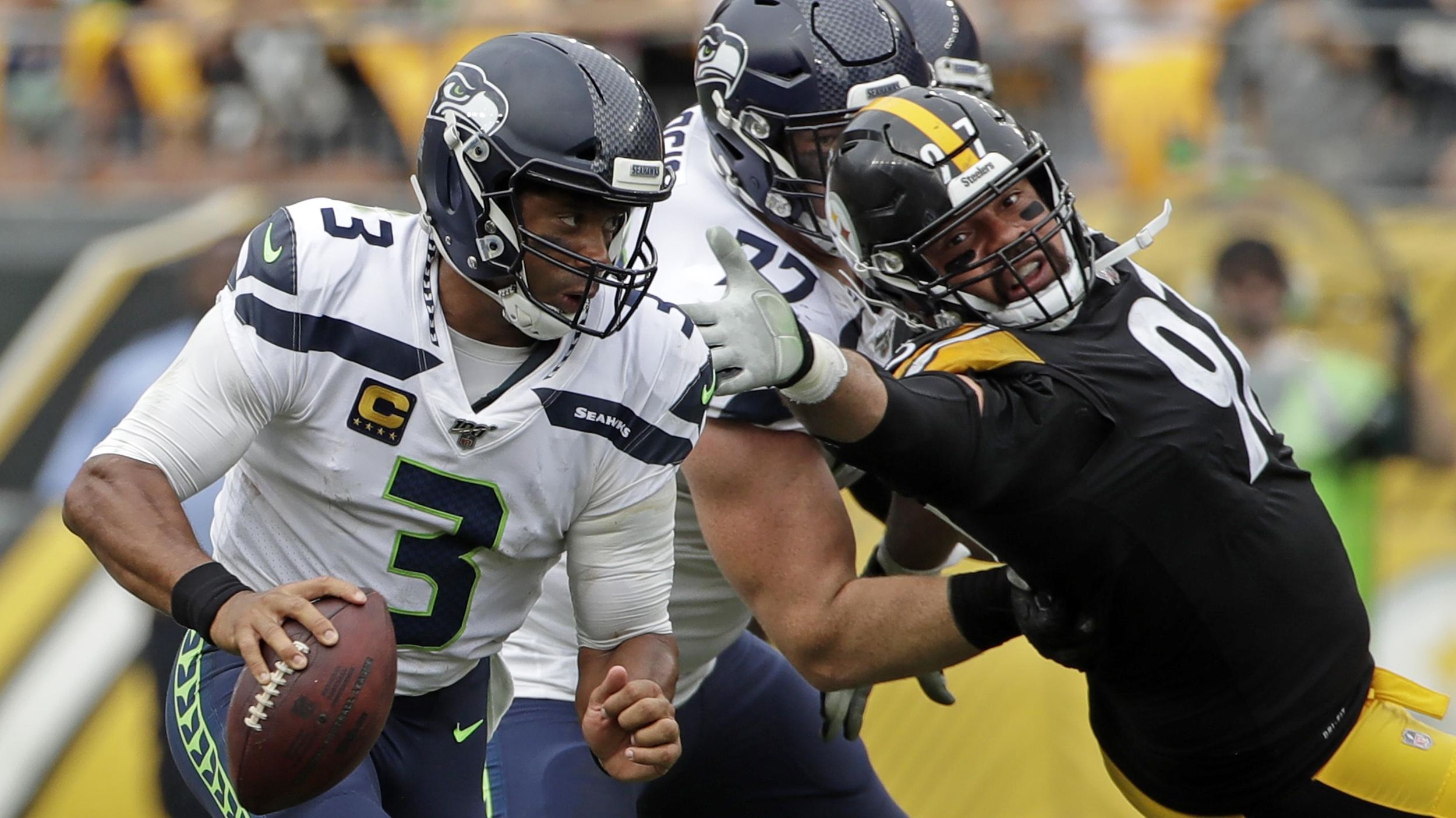 Super Bowl Champion Russell Wilson, NFL FLAG, Seattle Seahawks