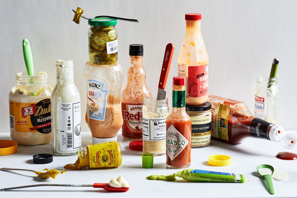 Refrigeration can extend the life and quality (color, flavor, texture) of items, such as hot sauce and peanut butter, that also could be stored in the pantry. (Stacy Zarin Goldberg / For The Washington Post)