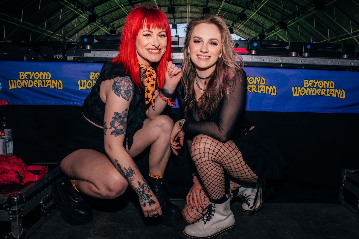 Seattle DJ duo Gem & Tauri is Emma Montalvo (Tauri), left, because Montalvo is a Taurus and Courtney Simmons (Gem) because Simmons is a Gemini.  (Courtesy of Beyond Wonderland)