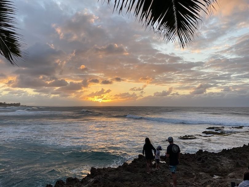 Nothing beats a sunset as seen from a beach on the Hawaiian Island of Oahu. (Dan Webster)