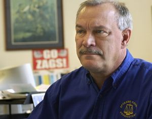 Spokane County Prosecutor  Steve  Tucker in his office May 26, 2006. (Dan Pelle / The Spokesman-Review)