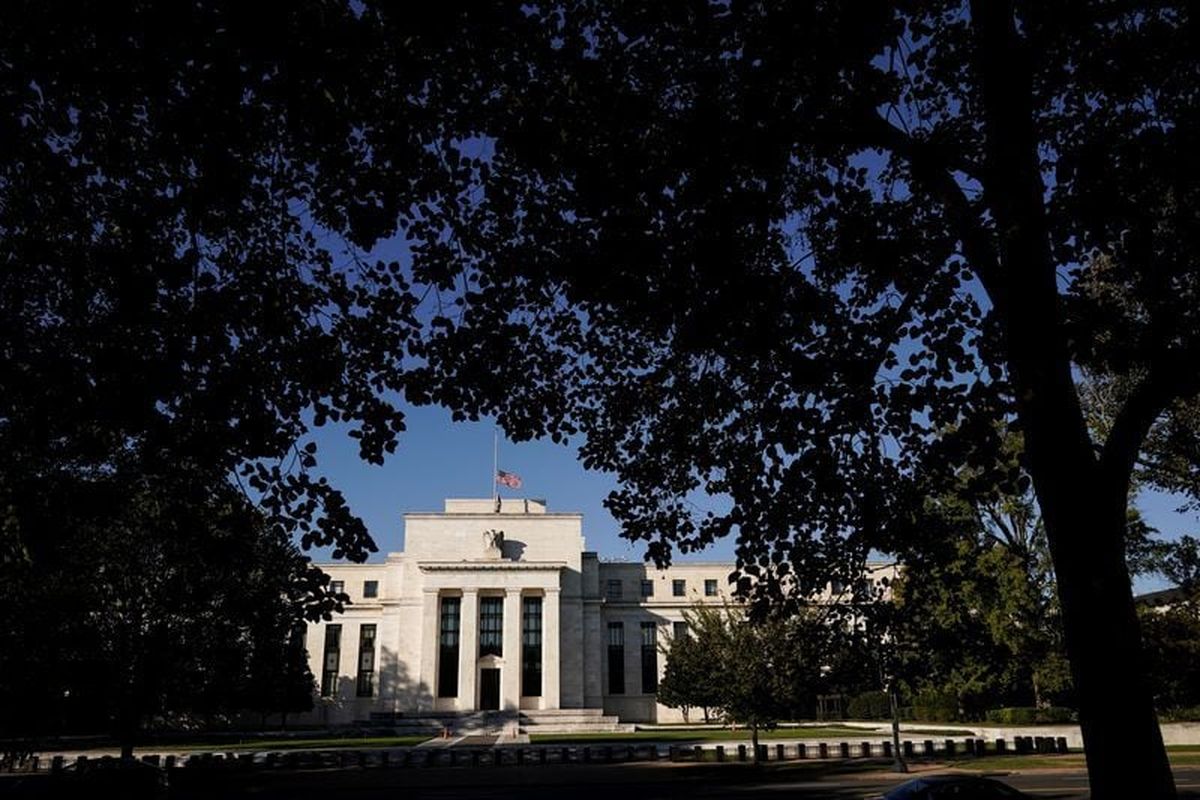 The Federal Reserve building is seen in Washington, U.S., October 20, 2021.   (Joshua Roberts/Reuters)