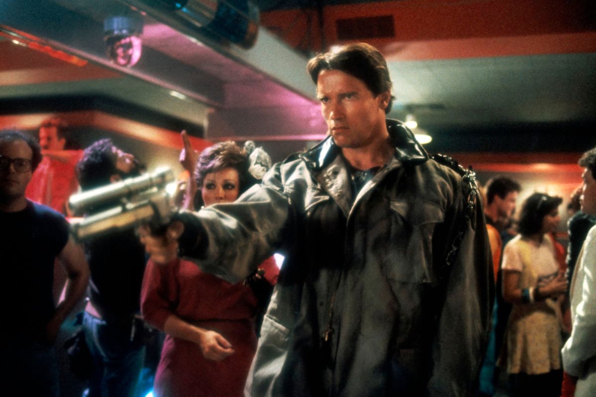 Arnold Schwarzenegger stars in “The Terminator.”  (Zuma Press)