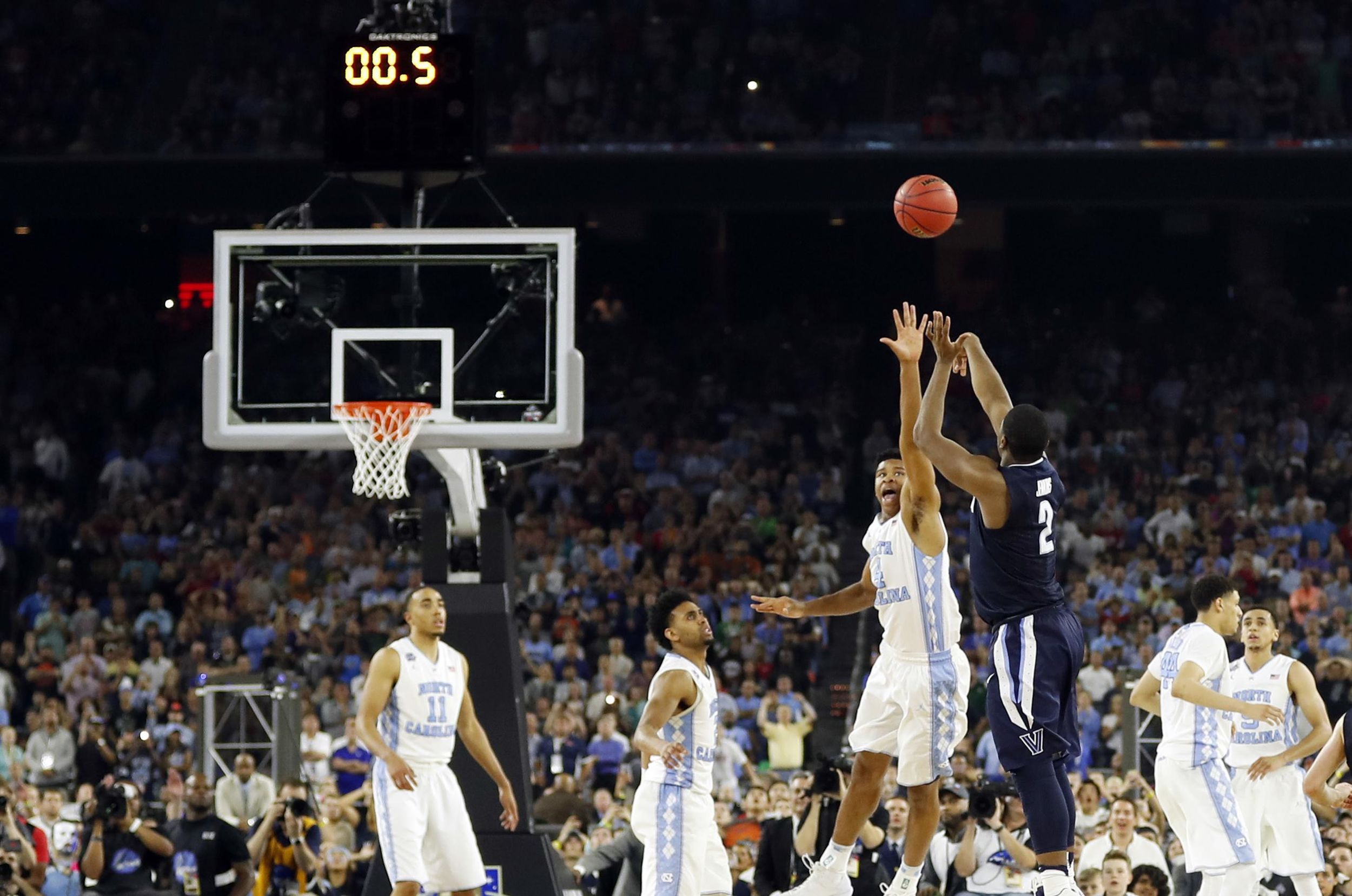 Jenkins’ shot still hangs over No. 1 seeds Villanova, UNC The