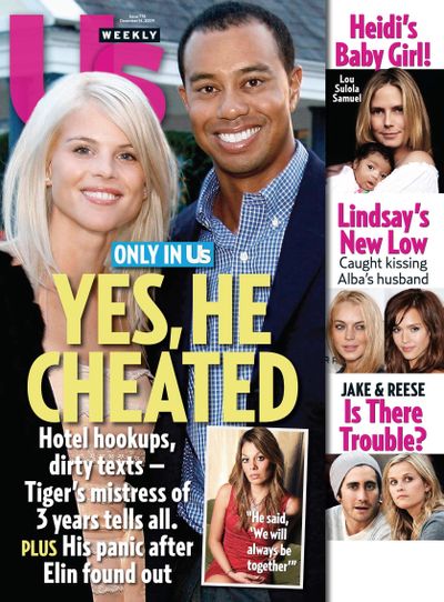 In this magazine cover image released by US Weekly Magazine, the Dec. 14, 2009 issue of 