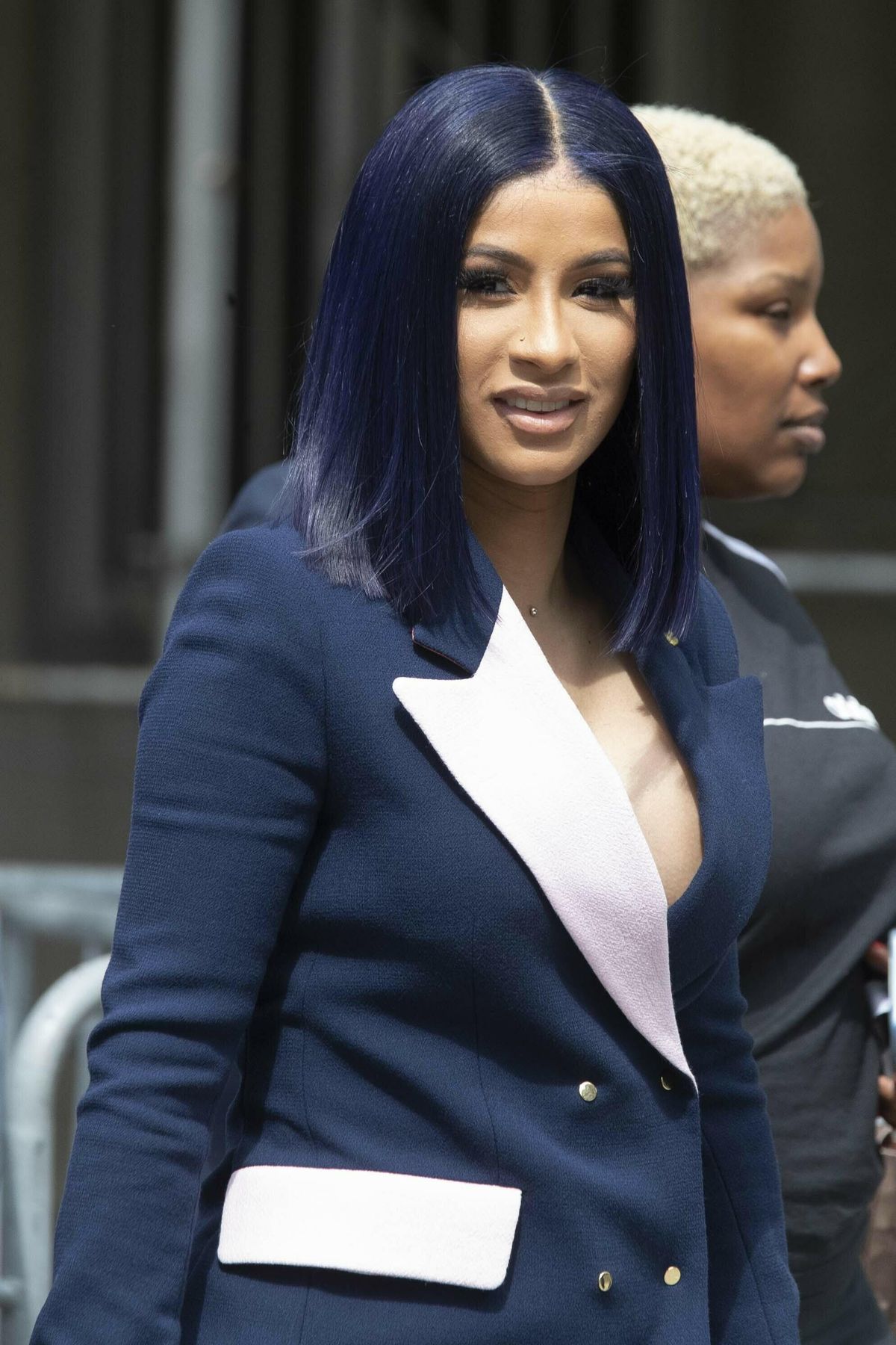 Rapper Cardi B leaves Queens County Criminal Court, Tuesday, June 25, 2019, in New York. (Mary Altaffer / Associated Press)