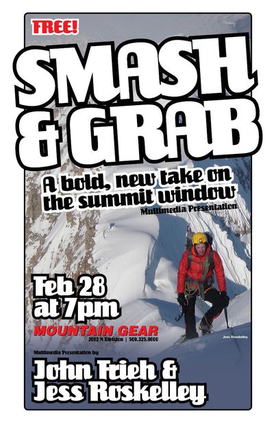 Spokane climber Jess Roskelley will be co-presenter of a program at Mountain Gear.