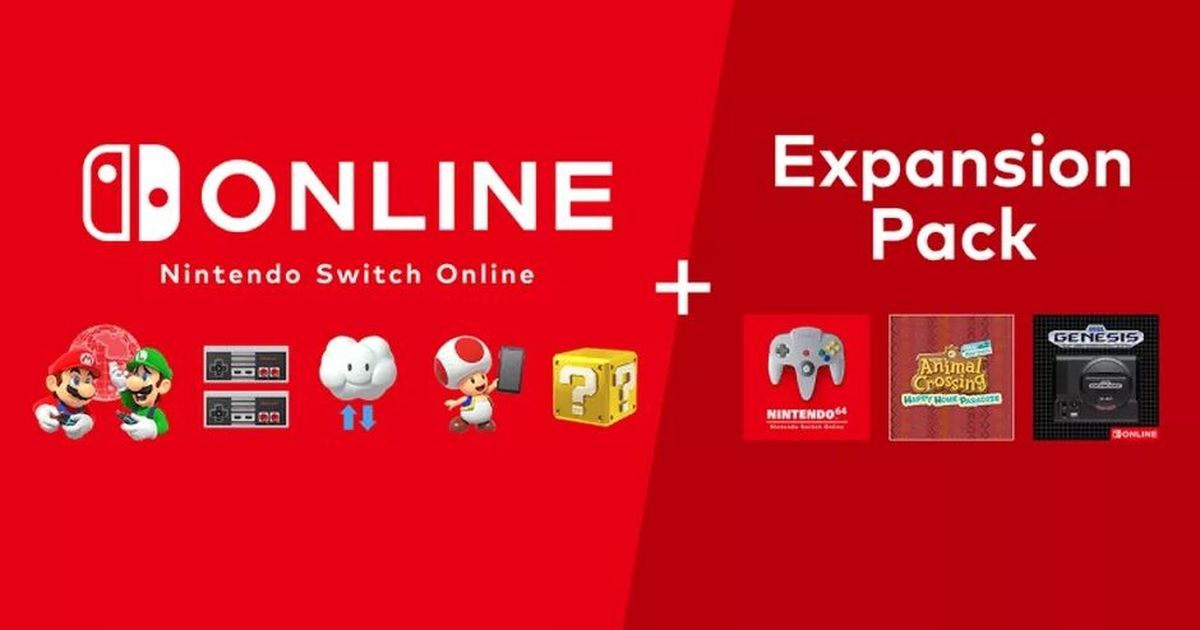 nintendo switch online expansion