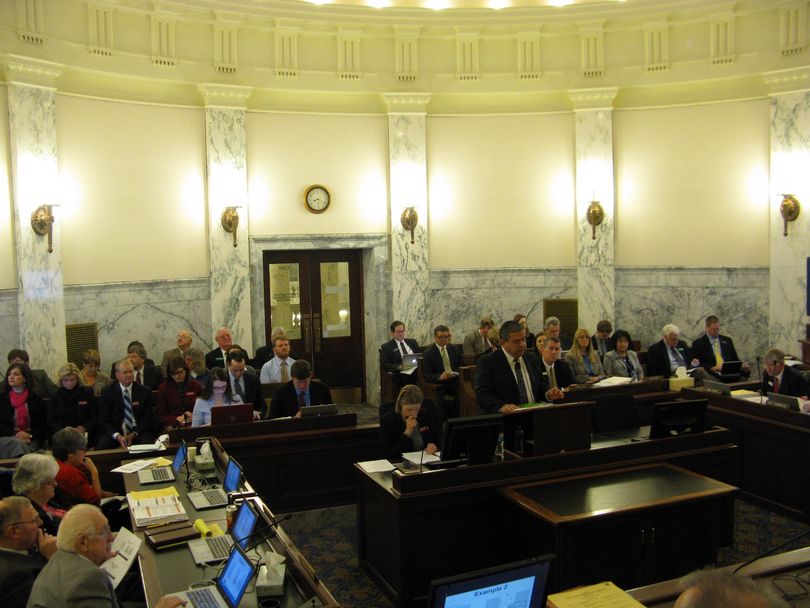 Public school budget hearing at the Idaho Legislature on Thursday (Betsy Russell)