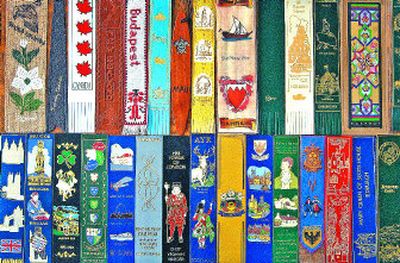 
The bookmark collection of Bernie Korth includes keepsakes from as near as Canada and as far away as Bahrain.  
 (The Spokesman-Review)