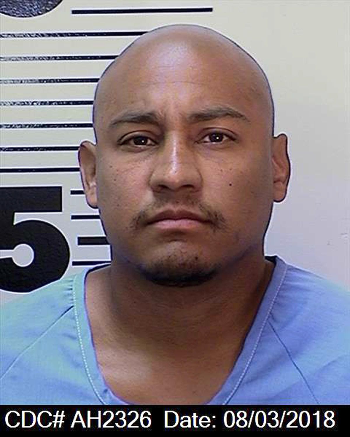 This Aug. 3, 2018 photo provided by the California Department of Corrections and Rehabilitation (CDCR) shows death row inmate Jonathan Fajardo, 30. Corrections spokeswoman Terry Thornton says Fajardo was stabbed to death in the chest and neck with an inmate-made weapon Friday, Oct. 5, 2018, in a recreational yard of the cell house that holds the bulk of condemned inmates at San Quentin State Prison. She says 34-year-old Luis Rodriguez is considered the suspect. (AP)