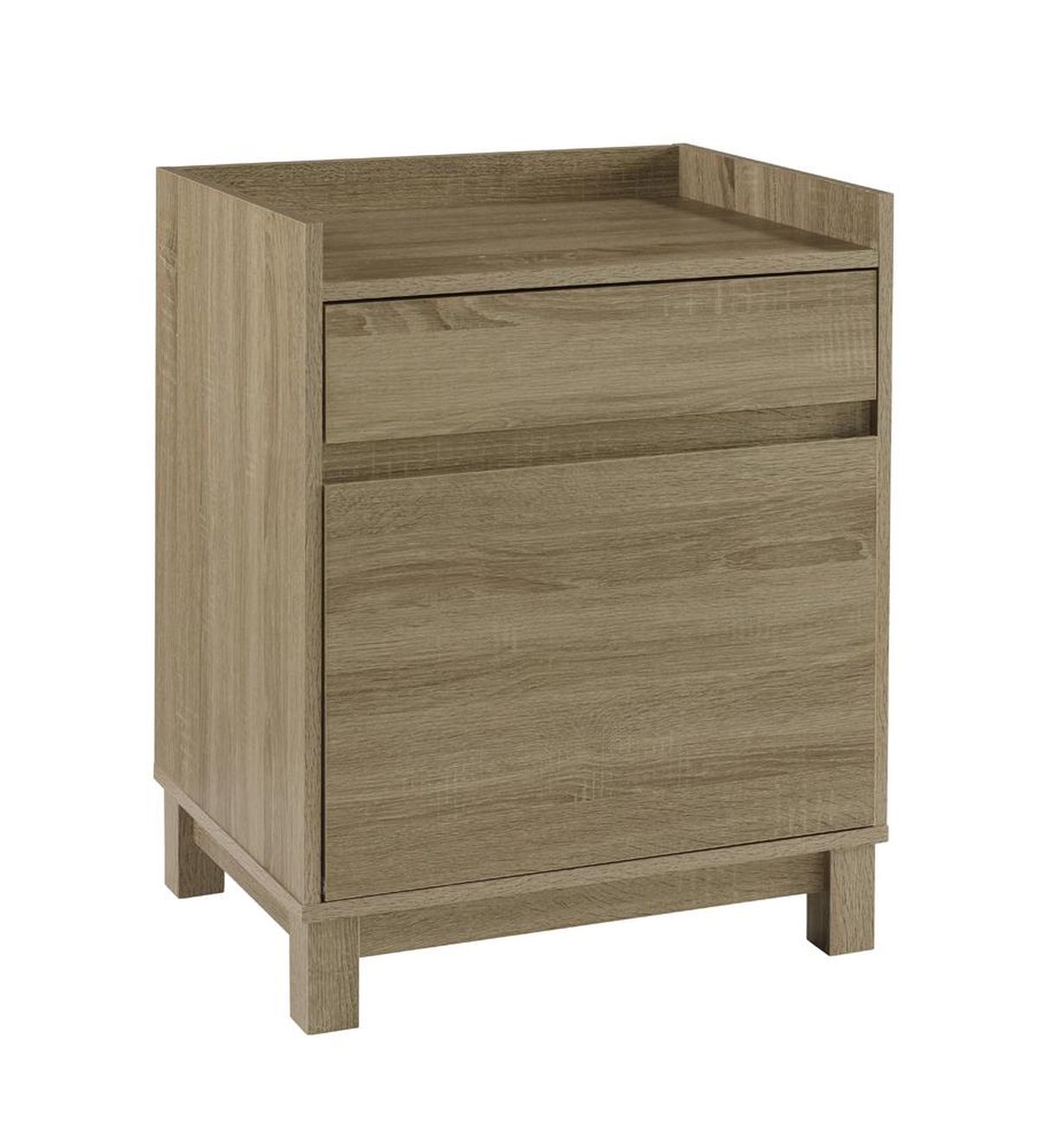 Lateral 2 Drawers Filing Cabinet Wood/Gray ($115.99, target.com). MUST CREDIT: Target (Target / The Washington Post)