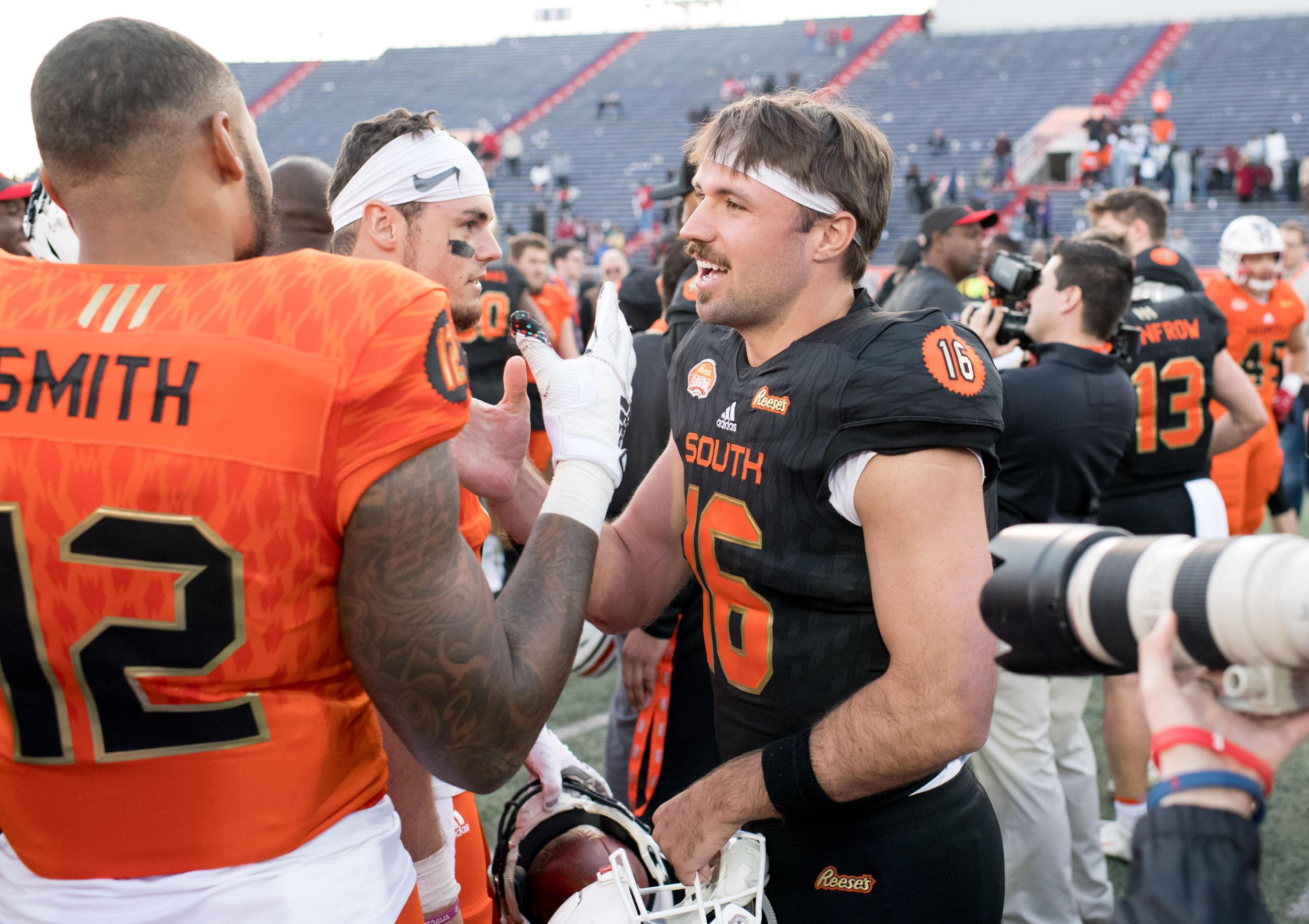 WSU's Gardner Minshew and Andre Dillard in Super Bowl LVII