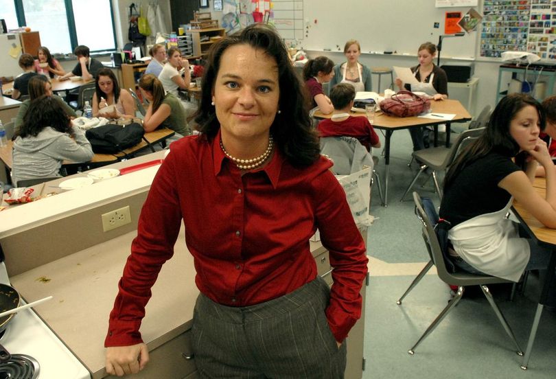 
Coeur d’Alene Charter Academy administrator Nichole Thiel is accused of having sex with a Bonner County teenager. In 2006 Thiel was selected for the Fulbright fellowship and lived in India for a month studying textiles. (Kathy Plonka / The Spokesman-Review)
 