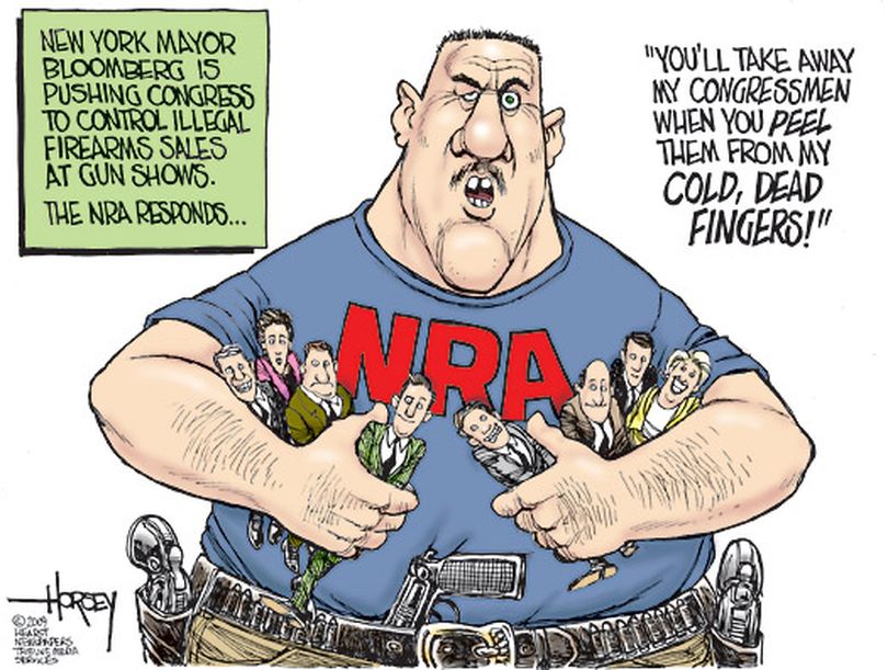 David Horsey,davidhorsey.com,seattlepi.com
the NRA (The Spokesman-Review)