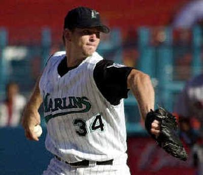 
Florida Marlins pitcher A.J. Burnett, who hasn't pitched for more than a year, says he is ready for a return. Florida Marlins pitcher A.J. Burnett, who hasn't pitched for more than a year, says he is ready for a return. 
 (Associated PressAssociated Press / The Spokesman-Review)